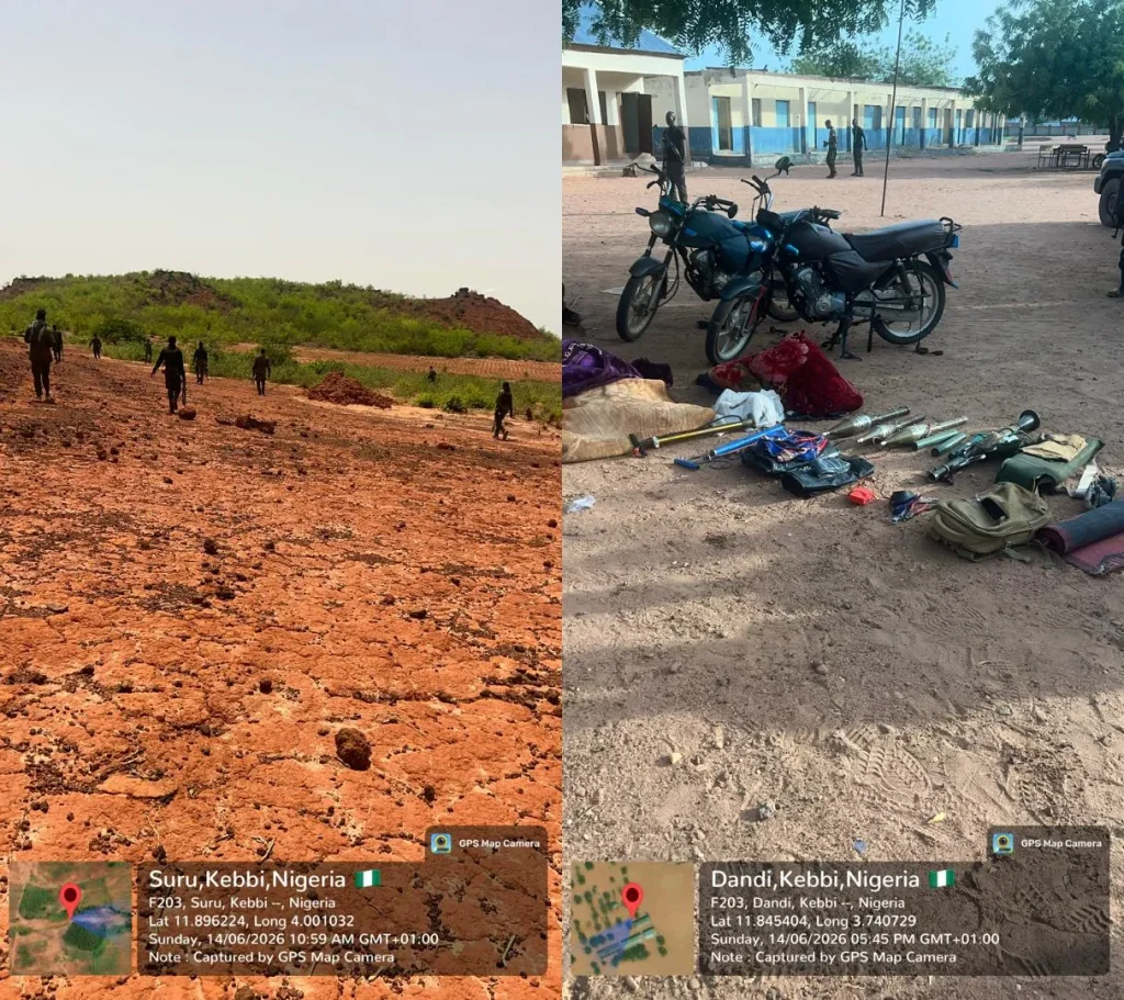 Troops crush Lakurawa terrorists in Kebbi, recover RPGs, IEDs and weapons cache