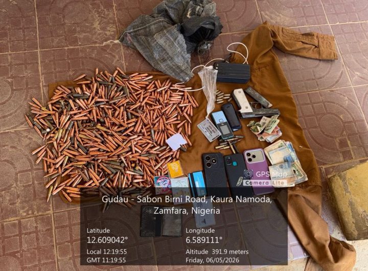 Troops intercept arms courier in Zamfara, recover over 1,000 rounds