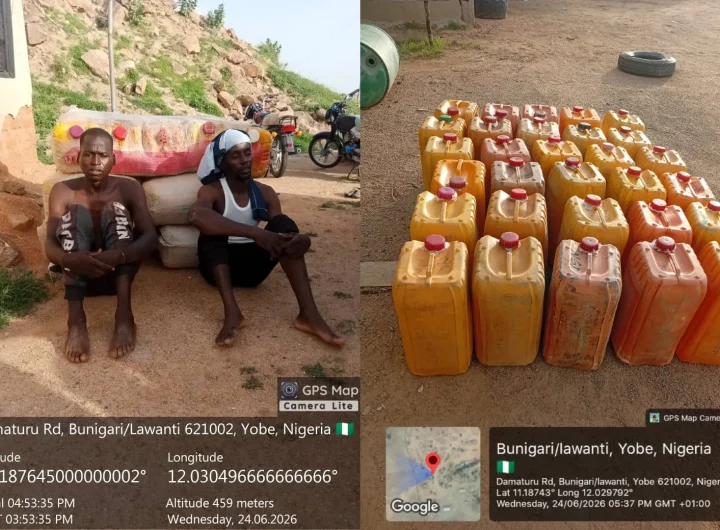 Troops nab 2 Boko Haram logistics suppliers, seize 750 litres of petrol in Yobe