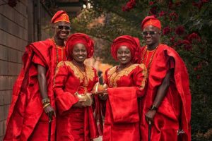 Twin brothers marry twin sisters in Ibadan..