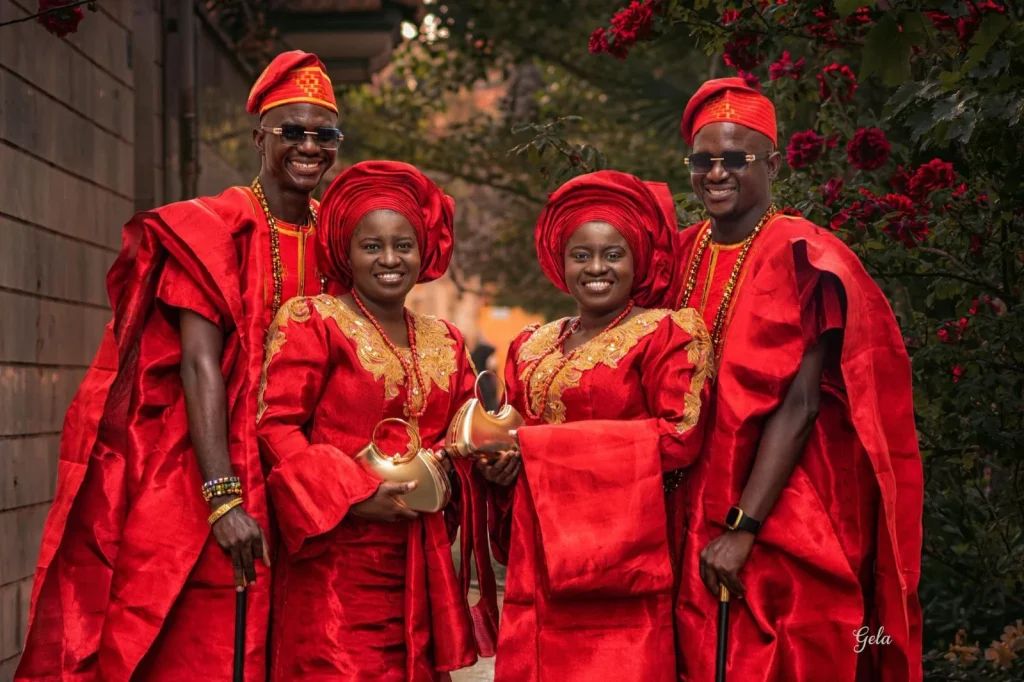 Twin brothers marry twin sisters in Ibadan..