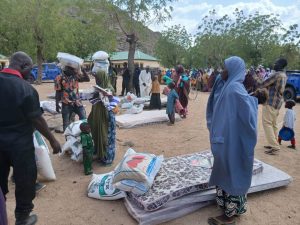 Zulum delivers relief, cash support to 434 Ngoshe residents rescued from Boko Haram