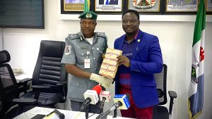 Customs hands over large consignment of seized Tramadol, Natizol tablets to NAFDAC