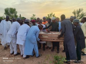 PHOTONews: Funeral of late Army Major General Rabe Abubakar at Gidan Dawa cemetery, Katsina