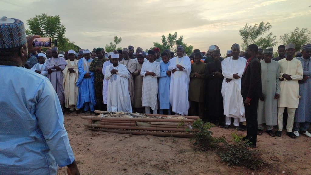 PHOTONews: Funeral of late Army Major General Rabe Abubakar at Gidan Dawa cemetery, Katsina