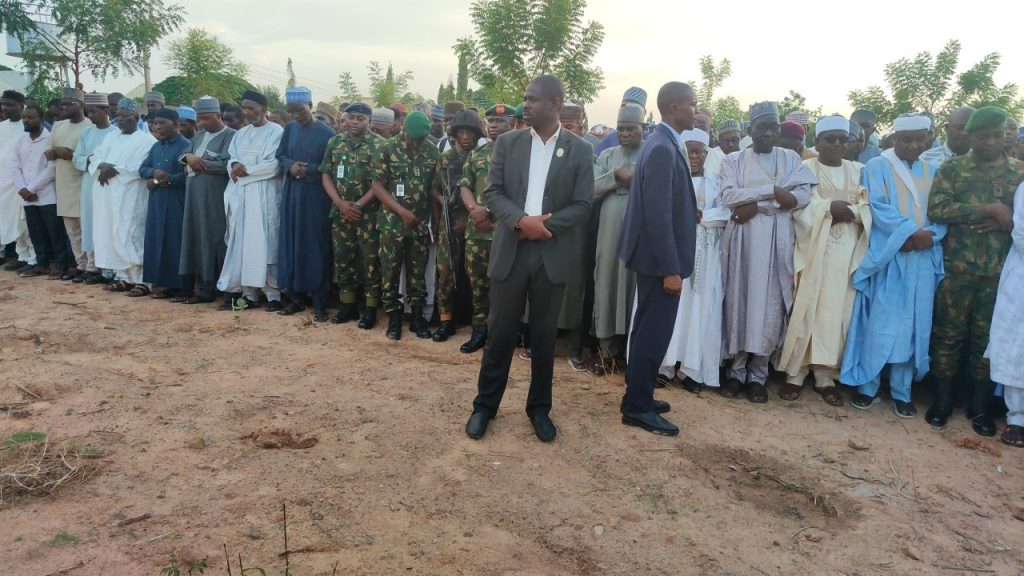 PHOTONews: Funeral of late Army Major General Rabe Abubakar at Gidan Dawa cemetery, Katsina