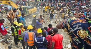Lagos building collapse: 2 dead, 16 injured as rescue operation continues