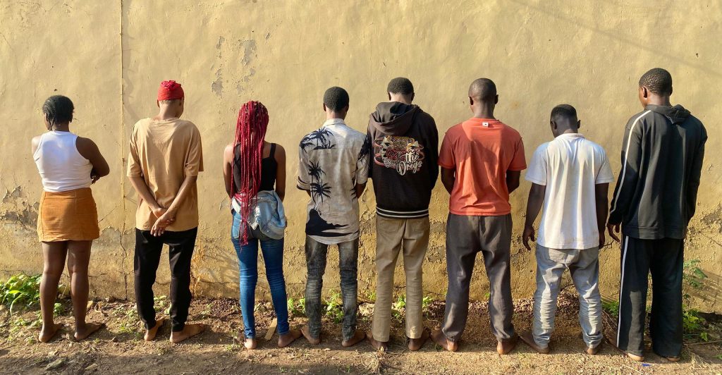 Police arrest 8 suspected cultists, recover firearms, dangerous weapons in Kwara