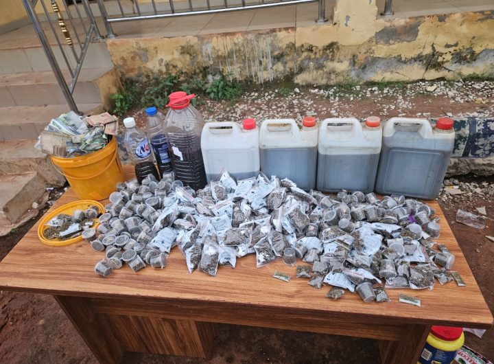Delta police intercept truck loaded with tramadol, codeine, MDMA; arrest 3 suspected drug traffickers