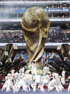 rema performs in World cup