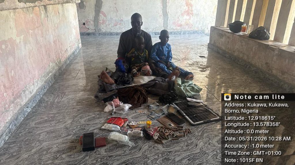 Nigerian Army arrests ISWAP terrorist fleeing airstrikes in Borno