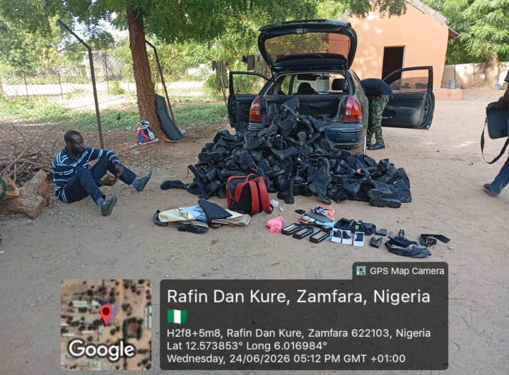 Troops nab suspected terrorist logistics supplier, recover 150 combat boots in Zamfara