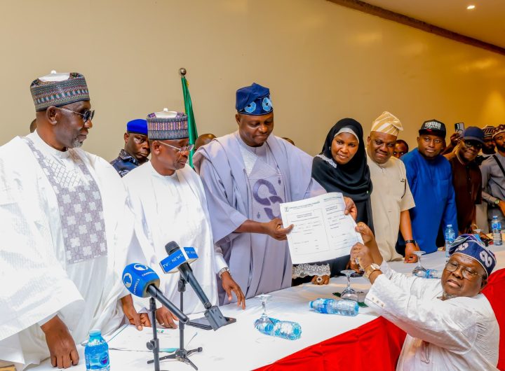 APC officially receives Tinubu, Shettima’s 2027 presidential nomination forms