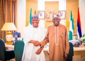 President Bola Tinubu and the Founder of BUA Group, Alhaji Abdul Rabiu