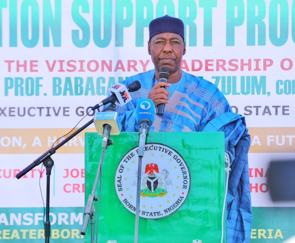 Borno: Zulum unveils 50% off fertiliser sale, free farm implement for 120,000 smallholder farmers 2 Borno: Zulum unveils 50% off fertiliser sale, free farm implement for 120,000 smallholder farmers