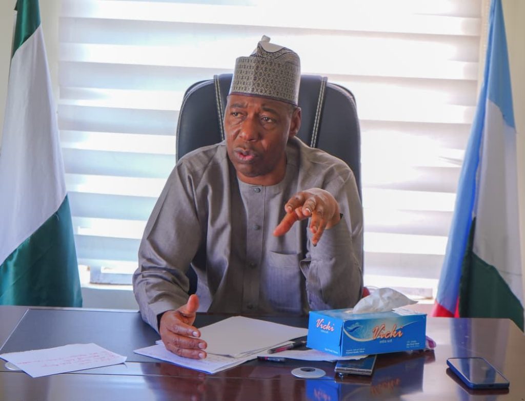 Zulum performs official state duties from Biu, meets security chiefs 