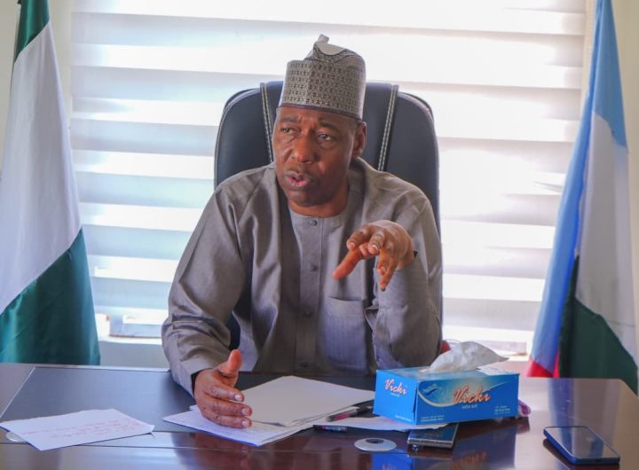 Zulum performs official state duties from Biu, meets security chiefs 