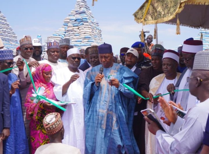 Borno: Zulum unveils 50% off fertiliser sale, free farm implement for 120,000 smallholder farmers