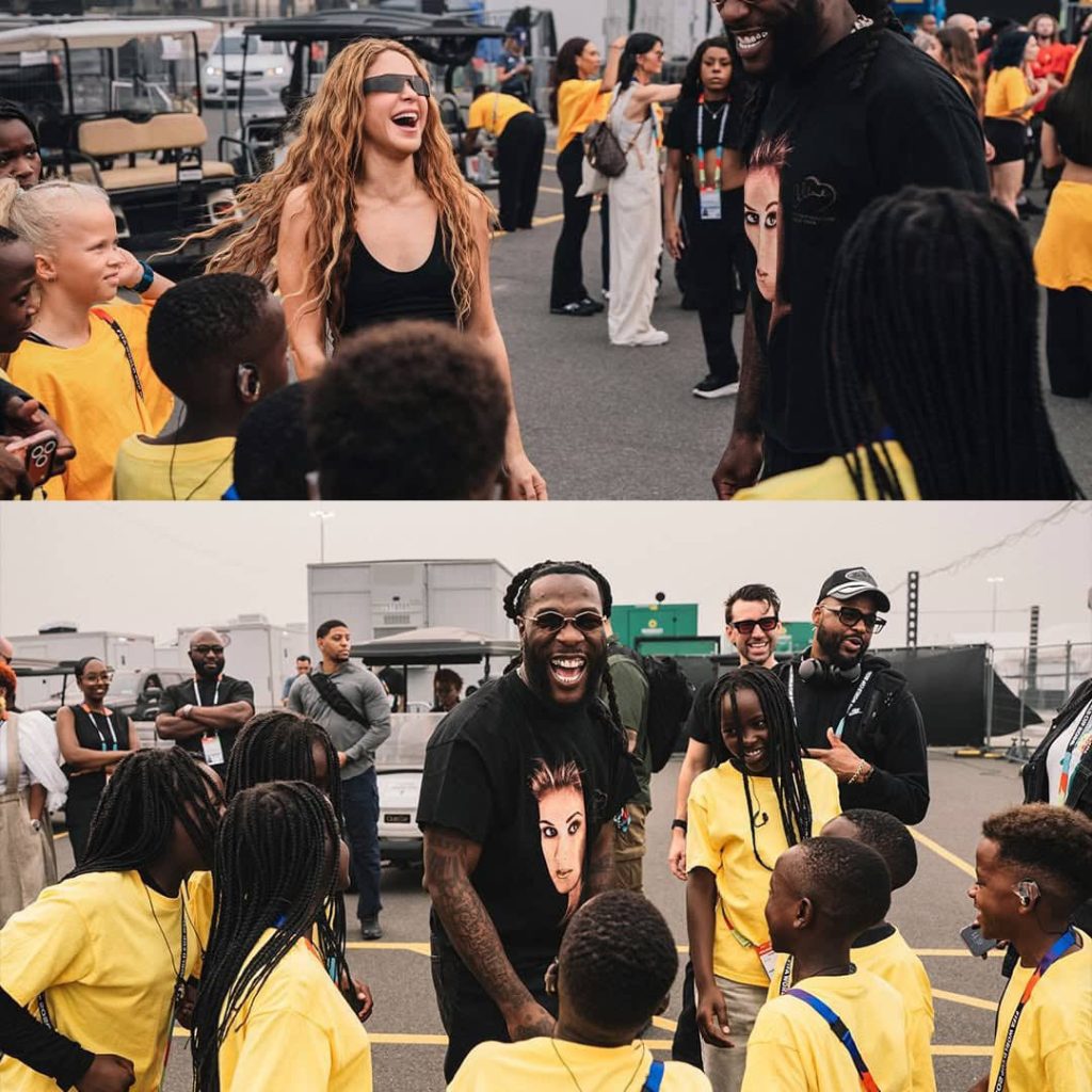 Burna Boy, Shakira reunite as FIFA World Cup final halftime show nears 3 Burna Boy, Shakira reunite as FIFA World Cup final halftime show nears