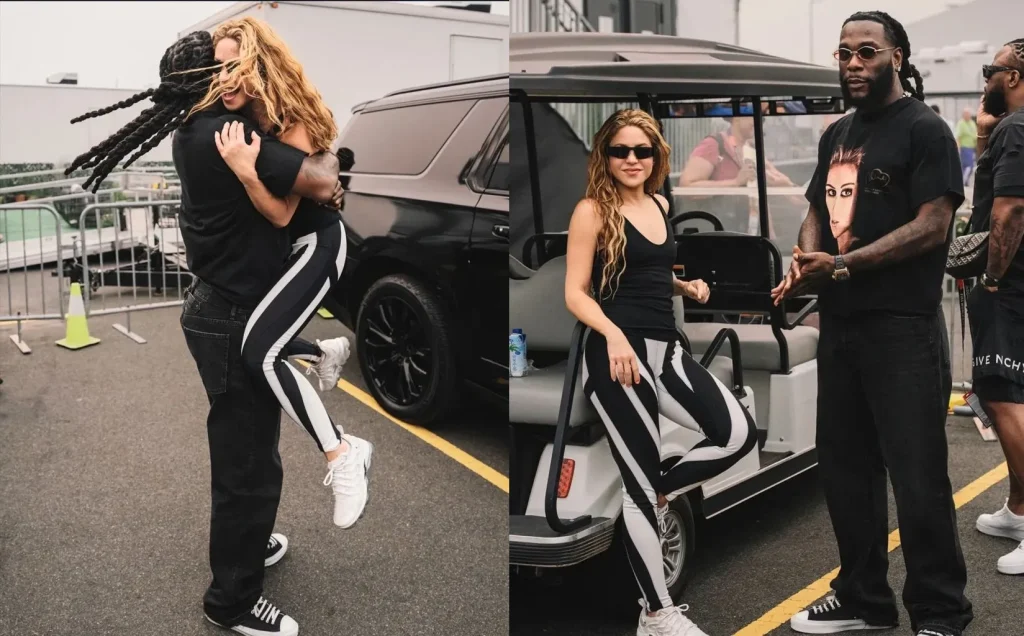 Burna Boy, Shakira reunite as FIFA World Cup final halftime show nears