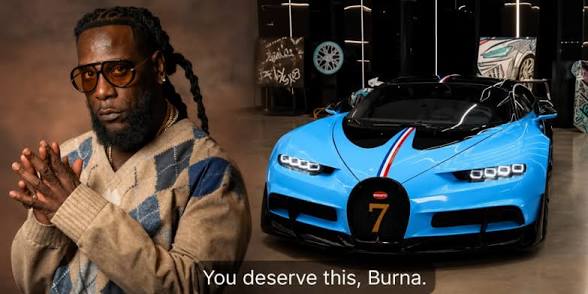 Burna Boy unveils Bespoke Widebody Bugatti Chiron, set to own world's first custom model