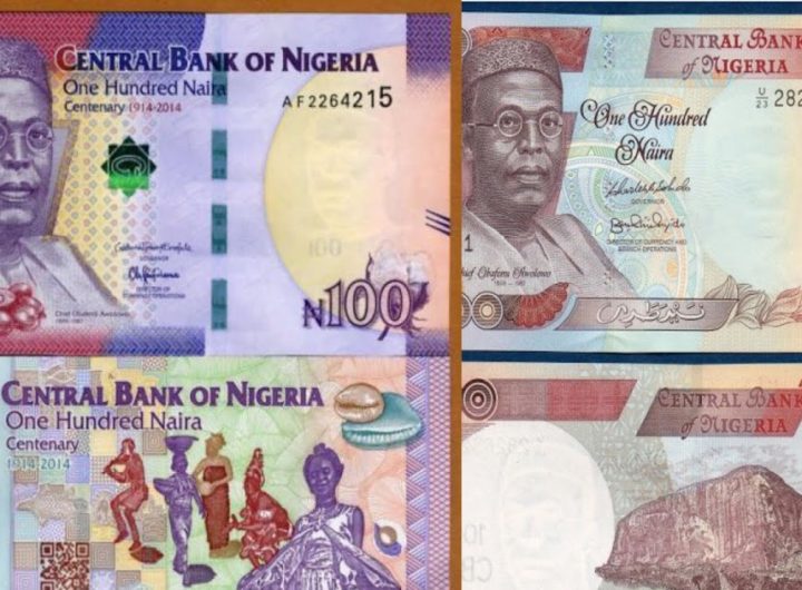 CBN warns Nigerians against rejecting ₦100 notes, confirms both versions remain legal tender