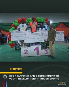 CDS reaffirms AFNs commitment to youth development thro