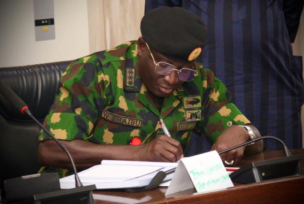 COAS Shaibu