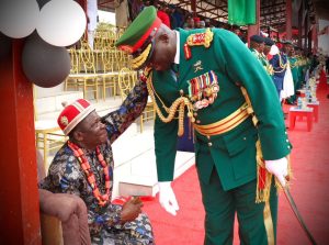 COAS conferred with prestigious traditional title of Om