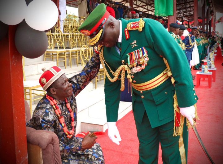 COAS conferred with prestigious traditional title of Om