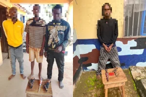 Delta police arrest 8 suspected robbers, cultists, gunrunner, recover 4 firearms