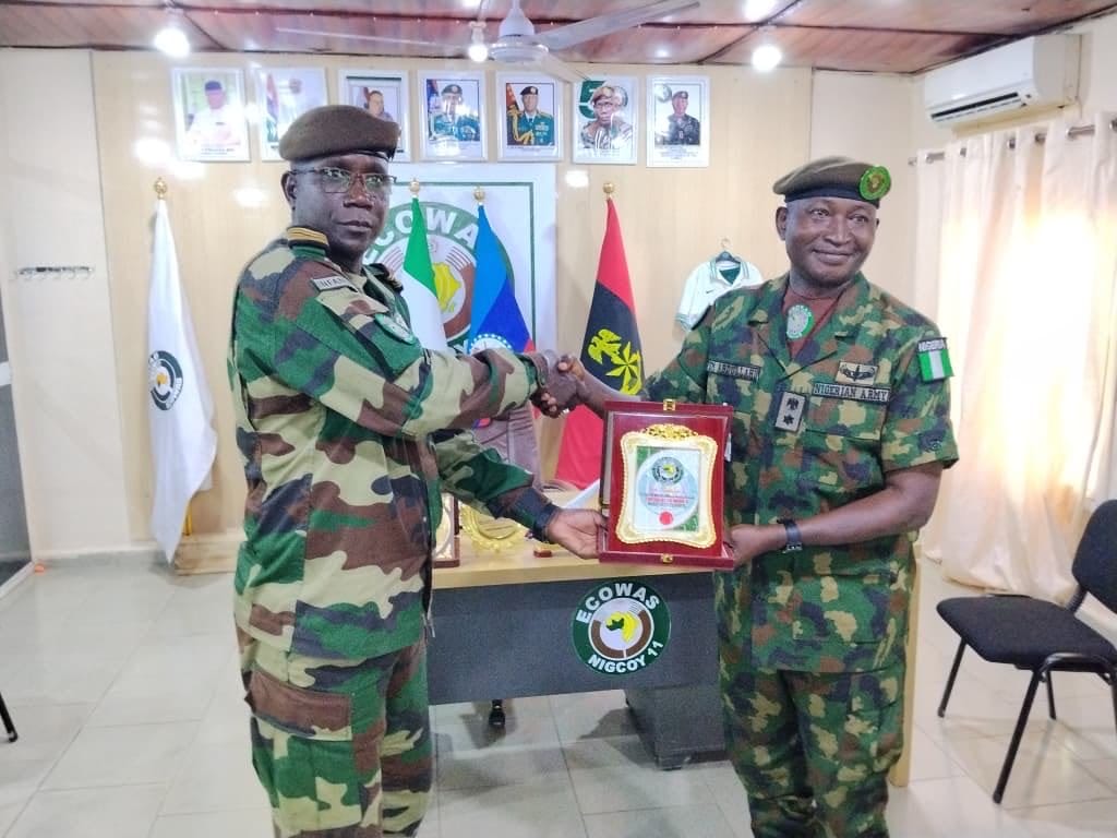 ECOMIG Force Commander charges Nigerian troops to sustain peacekeeping excellence