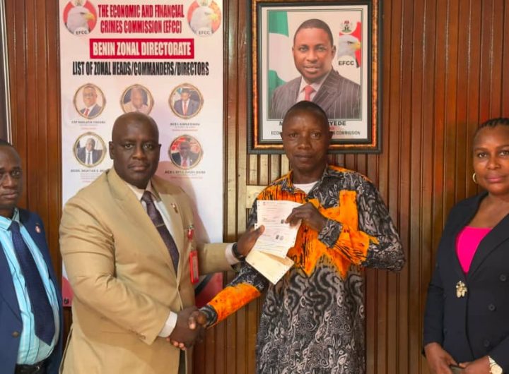 EFCC hands over recovered N42m to businessman defrauded