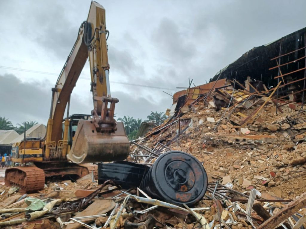Anambra hostel collapse: 3 students rescued as search continues for trapped victims