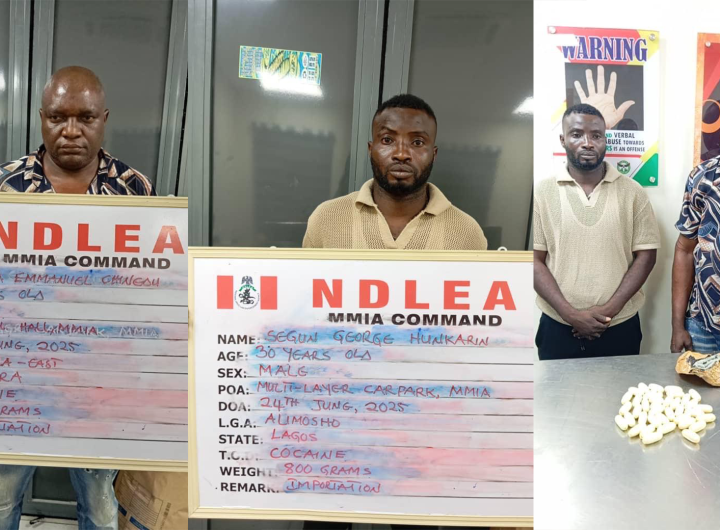 Fugitive drug kingpin, ex-international footballer bag 24 years jail term for cocaine importation