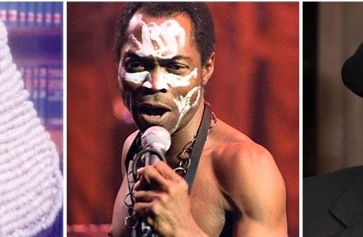 L R Gani Fawehinmi Fela Kuti Chinua Achebe