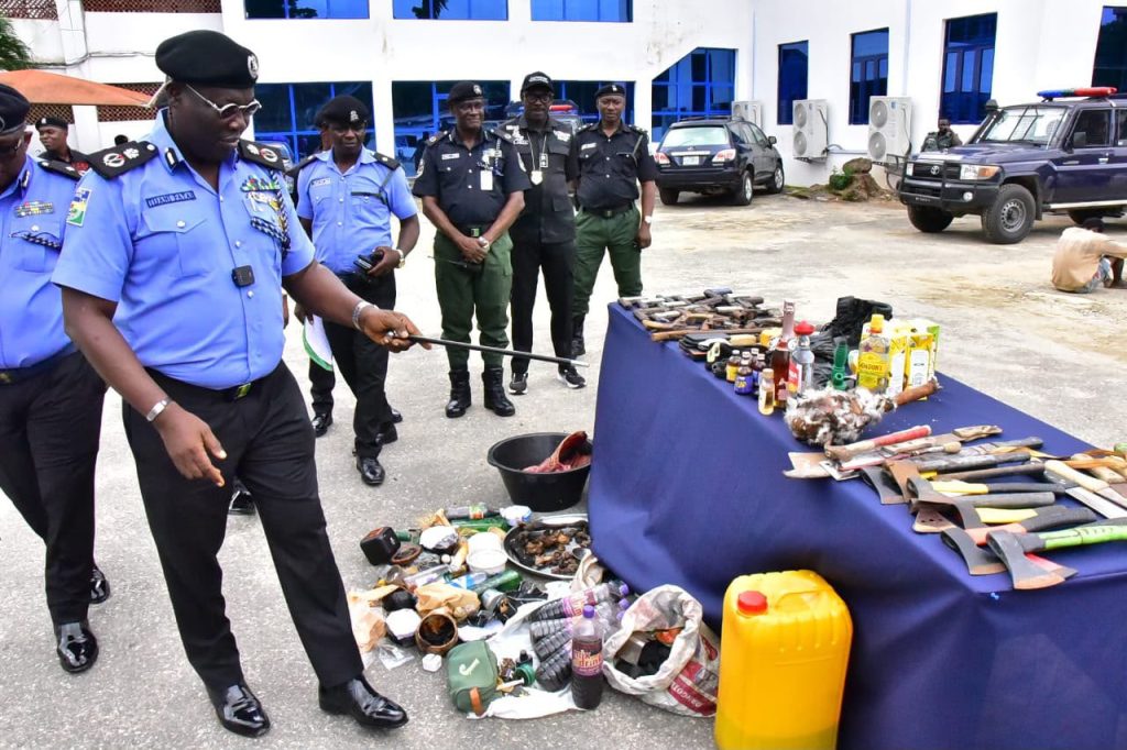 Lagos police arrest 135 suspected cultists, recover 26 firearms in major anti-cult raid 3 Lagos police arrest 135 suspected cultists, recover 26 firearms in major anti-cult raid
