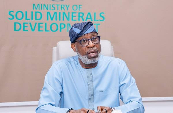 Minister of Solid Minerals Development, Dr. Dele Alake