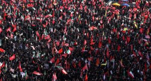 ‘Revenge, Revenge’: Thousands gather for Khamenei’s funeral, vow retaliation against US, Israel