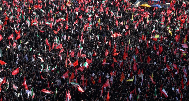 ‘Revenge, Revenge’: Thousands gather for Khamenei’s funeral, vow retaliation against US, Israel