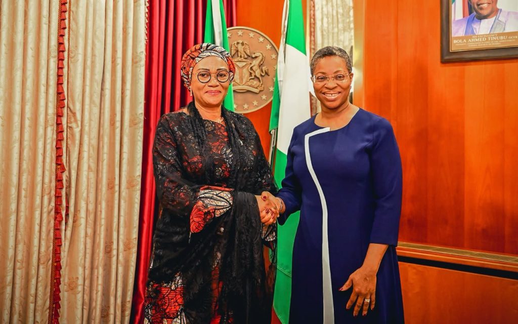 First Lady receives NBA President-elect, says women supporting women would engender faster growth 2 NBA President meets first lady.