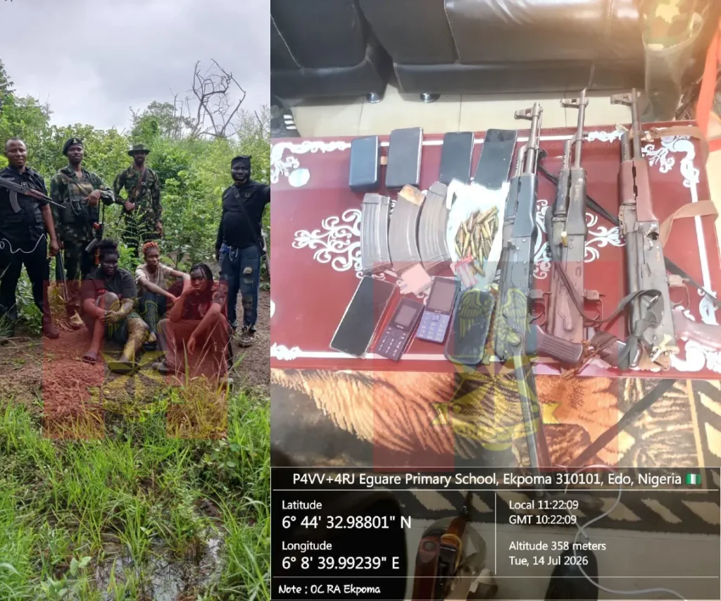 Nigerian Army, police neutralize terrorists, rescue kidnap victims in Edo