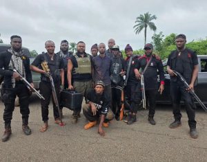 PHOTONews: Notorious Bandit Abubakar Usman arrested in a fierce gun battle inside Delta forest