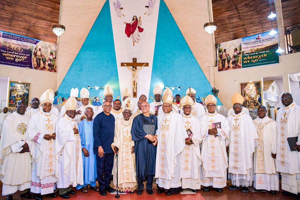 Obi honours Archbishop Alaba Job's lifetime of service, rallies Nigerians ahead of INEC voter registration deadline