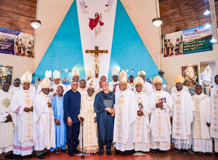 Obi honours Archbishop Alaba Job's lifetime of service, rallies Nigerians ahead of INEC voter registration deadline