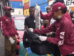 Okada rider excretes 100 wraps of methamphetamine as NDLEA intercepts N10.3bn worth of loud at Lagos port