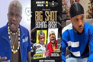 Portable, Charles Okocha set for explosive boxing rematch after heated TV clash
