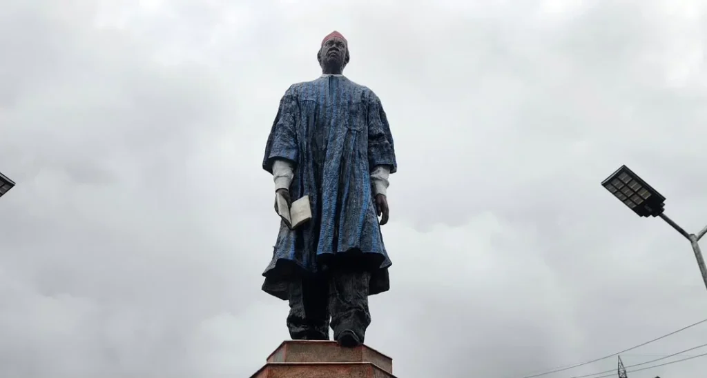 Soludo unveils Chinua Achebe statue in Ogidi,
