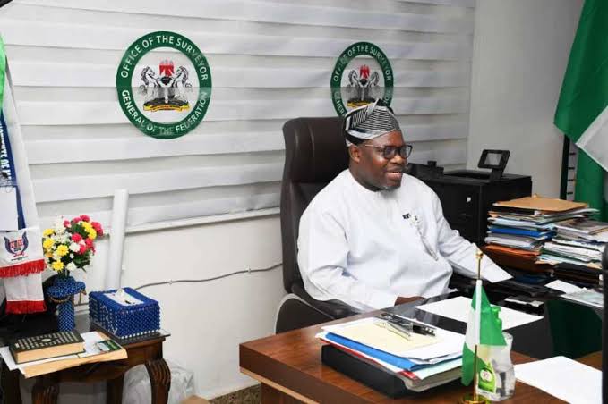 Surveyor General of the Federation, Abuduganiyu Adebomehin