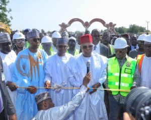 Tinubu flags off construction of Dikwa–Gamboru Ngala, Bama–Banki road projects